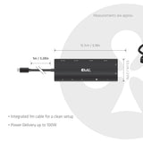 Club3d Usb-C 12in1-Hub >3xhdmi/3xusb-C/Usb/Lan 8k30hz Pd140w Retail