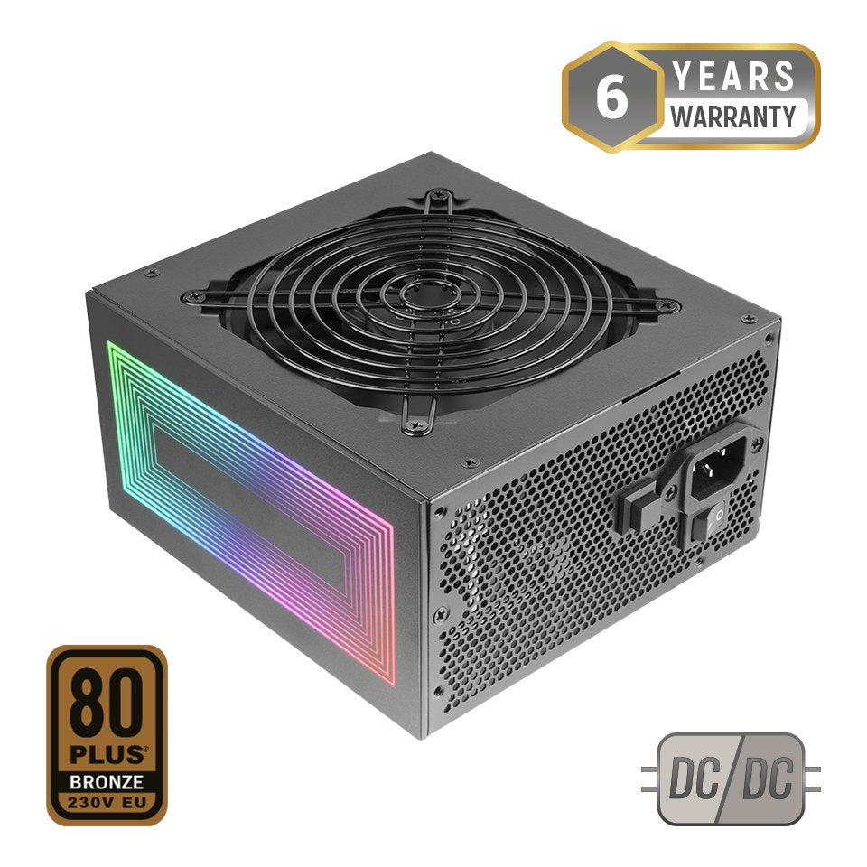 Fuente De Alimentación Mars Gaming Mpb750s 750w Ventilador 12cm 80 Plus Bronze