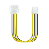 Cable Alimentacion Extensor Fuente 8pines H-4+4pines N 30cm Nanocable 10.19.1402u