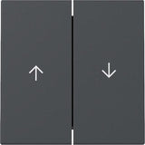 Gira 329428 Placa De Pared Y Cubierta De Interruptor Antracita