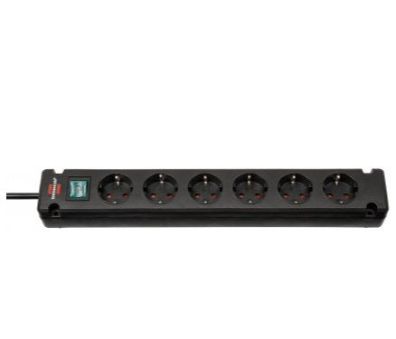 EAN 4007123643264 - Brennenstuhl 1150650316 base múltiple 3 m 6 salidas AC Interior Negro imagen 1
