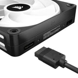 EAN 0840006697930 - Corsair CUE LINK QX120 RGB Carcasa del ordenador Ventilador 12 cm Negro, Blanco 1 pieza(s) imagen 5