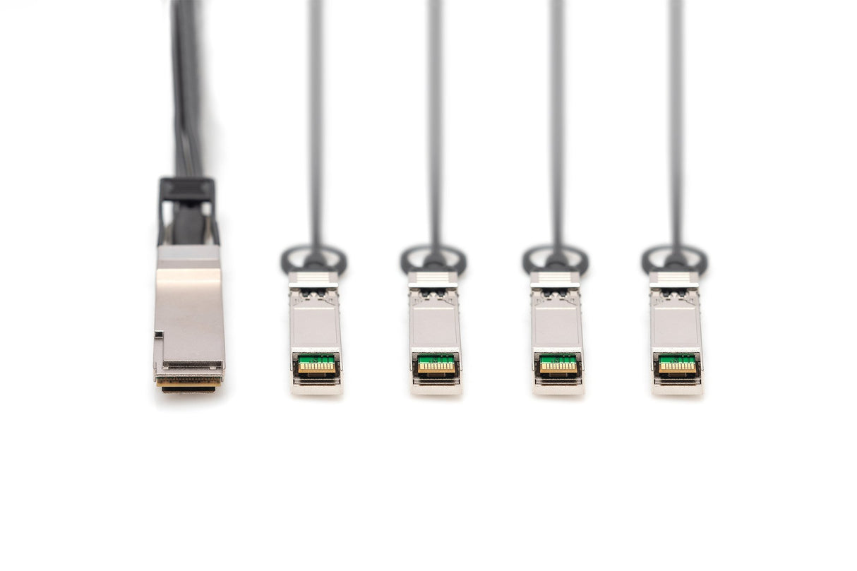 EAN 4016032485001 - Digitus DN-81322 Cable de fibra óptica e InfiniBand SFP+ 4x QSFP+ Negro imagen 2