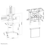 Neomounts By Newstar Soporte De Suelo Móvil Para Tv (Floor Stand 37-70 [160cm])