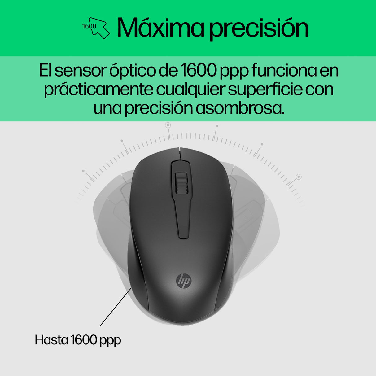 EAN 0197029648846 - HP 300 Wireless Mouse and Keyboard Combination teclado Ratón incluido Universal RF inalámbrico Negro imagen 4