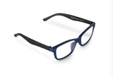 Hama Gafas De Lectura De +3.0 Dioptrias - Montura De Plastico Reciclado - Unisex - Azul Y Negro