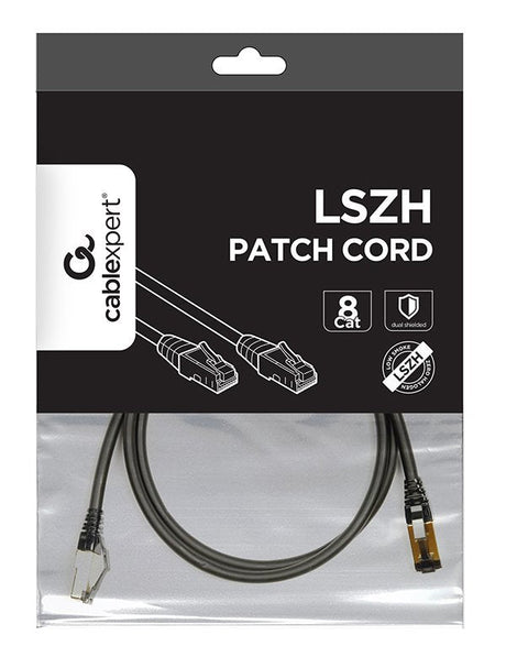 EAN 8716309120630 - Gembird PP8-LSZHCU-BK-1.5M cable de red Negro 1,5 m Cat8 S/FTP (S-STP) imagen 2