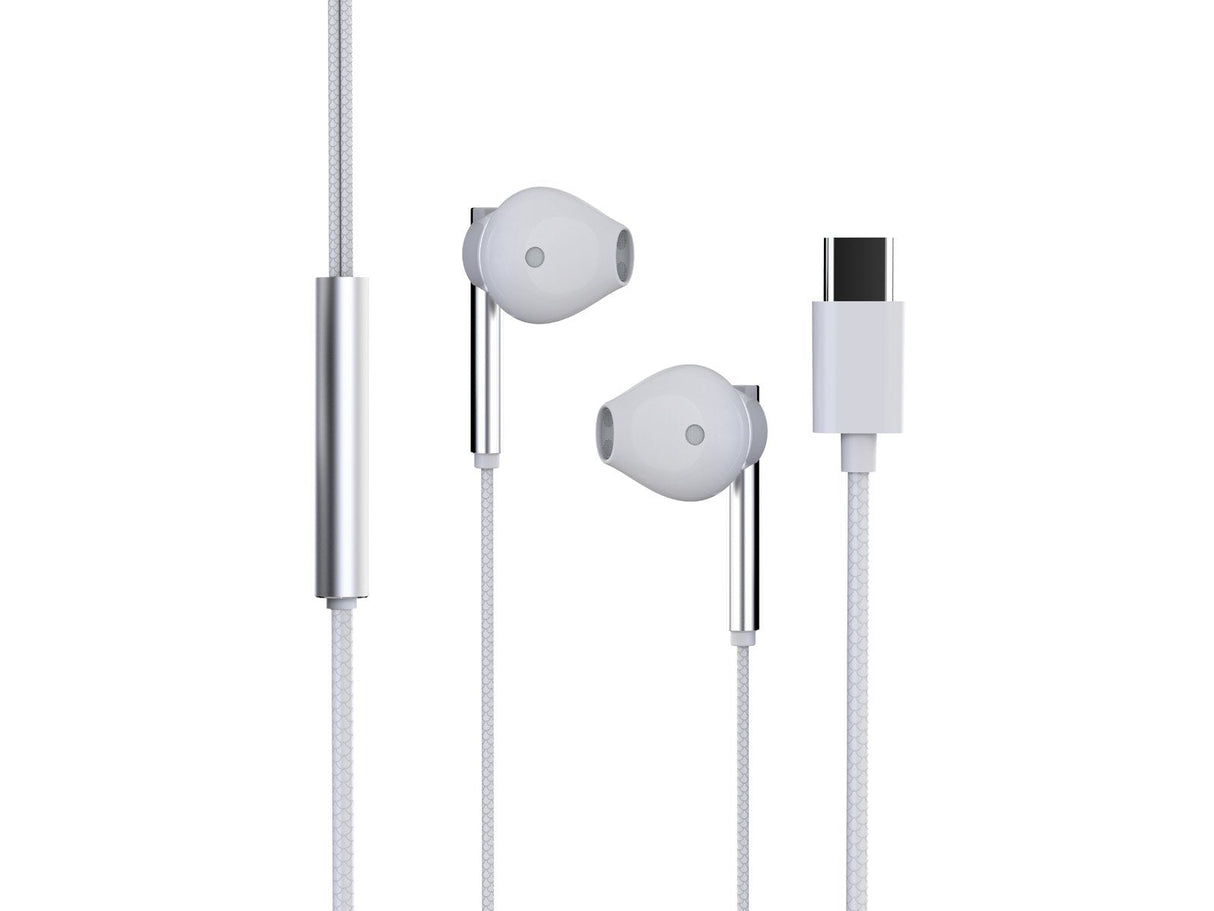 Auricular Digital Mini Tipo C Con Micrófono 1,2 M Cabletrevi Hmp 700 C