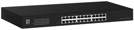 EAN 4015867228142 - LevelOne Switch 24x GE GEU-2431 19\" Rack Mount Kit No administrado Gigabit Ethernet (10/100/1000) 1U Neg imagen 1