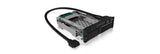 Icy Box Ib-174ssk-U 13,3 Cm (5.25") 1x 2,5"+1x 3,5"  2xsata, Für 5,25"