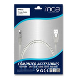 Inca Druckercable Usb-A2.0->Anschluss Drucker 1.50m Transp.