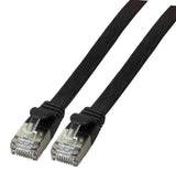Efb Rj45 Cable De Red Cat.6a U Ftp Tpe 4mm Ultraflex Schwarz 0,15m