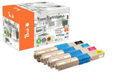 Peach 112227  Tóner Melocotón Pt1049 (Compatible Con Oki 46508712, 46508711, 46508710, 46508709)