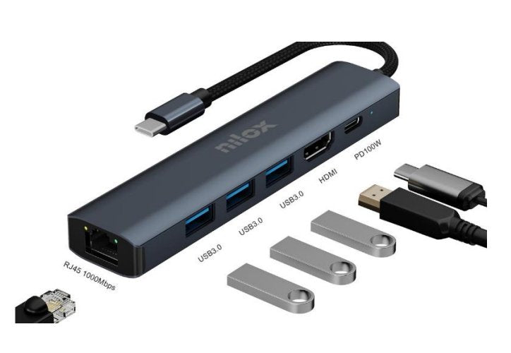 Dock Usb-C 6 En 1