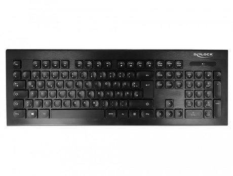 EAN 4043619126712 - DeLOCK 12671 teclado Oficina RF inalámbrico QWERTZ Alemán Negro imagen 3