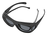 Wedo Überzieh-Sonnenbrille Para Autofahrer Incl. Etui Negro