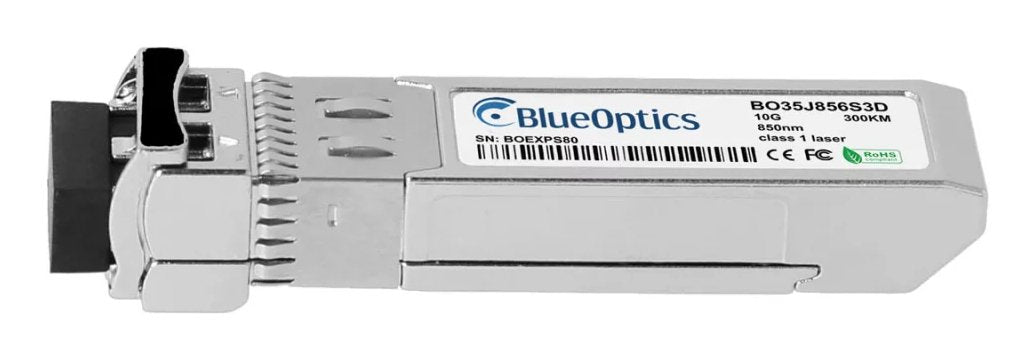 Blueoptics Sun Microsystems 2129a Blueoptics Bo35j856s3d Sfp+ Transceiver, 10gbase-Sr, Multimode Fiber, 850nm, 300 M