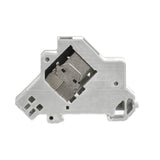 Efb Keystone Módulo Soporte 1-Port, Fr Carril Din In Unterverteilungen, Plástico