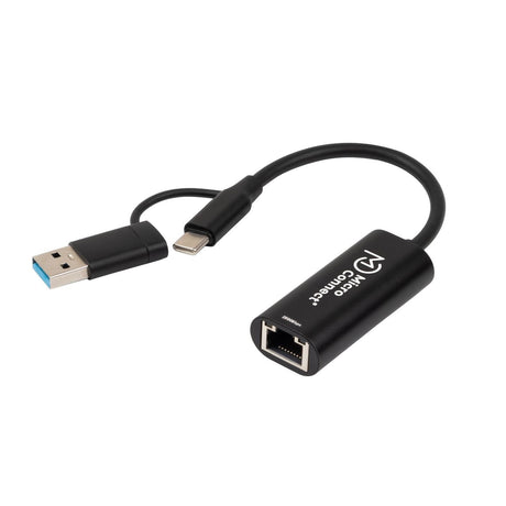 EAN 5715063053416 - Microconnect MC-USBACNET2.5G cambiador de género para cable USB C RJ-45 Negro imagen 1