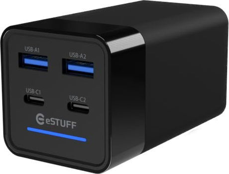 EAN 5715063263129 - eSTUFF ES635201 cargador de dispositivo móvil Portátil, Smartphone, Tableta, Universal Negro Corriente al imagen 1