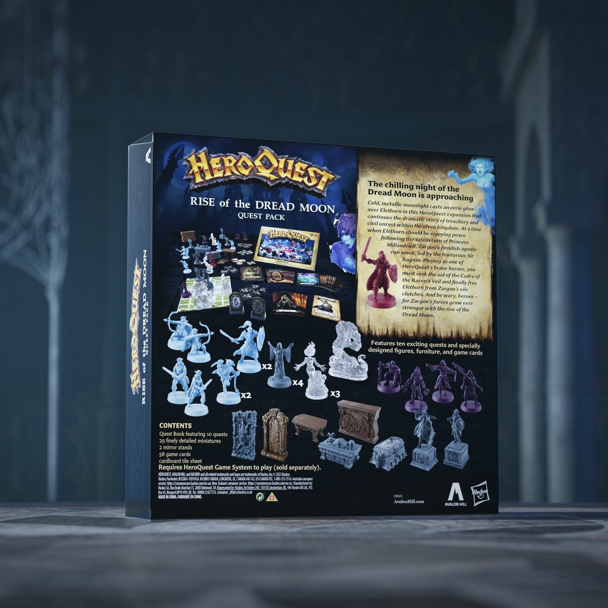 Expansion Juego De Mesa Salida De La Temible Luna Heroquest Ingles