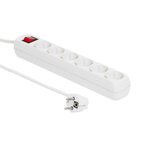 EAN 5711045108716 - Microconnect GRU006W base múltiple 1,8 m 6 salidas AC Interior Blanco imagen 1