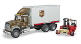 Bruder Camion Mack De Reparto Ups Con Carretilla Elevadora 02828