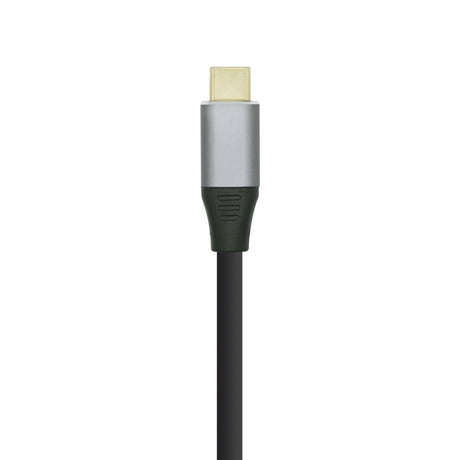 EAN 8436574704327 - AISENS A109-0393 adaptador de cable de vídeo 1,8 m HDMI tipo A (Estándar) USB Tipo C Aluminio, Negro imagen 3