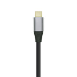EAN 8436574704310 - AISENS A109-0392 adaptador de cable de vídeo 0,8 m HDMI tipo A (Estándar) USB Tipo C Aluminio, Negro imagen 3