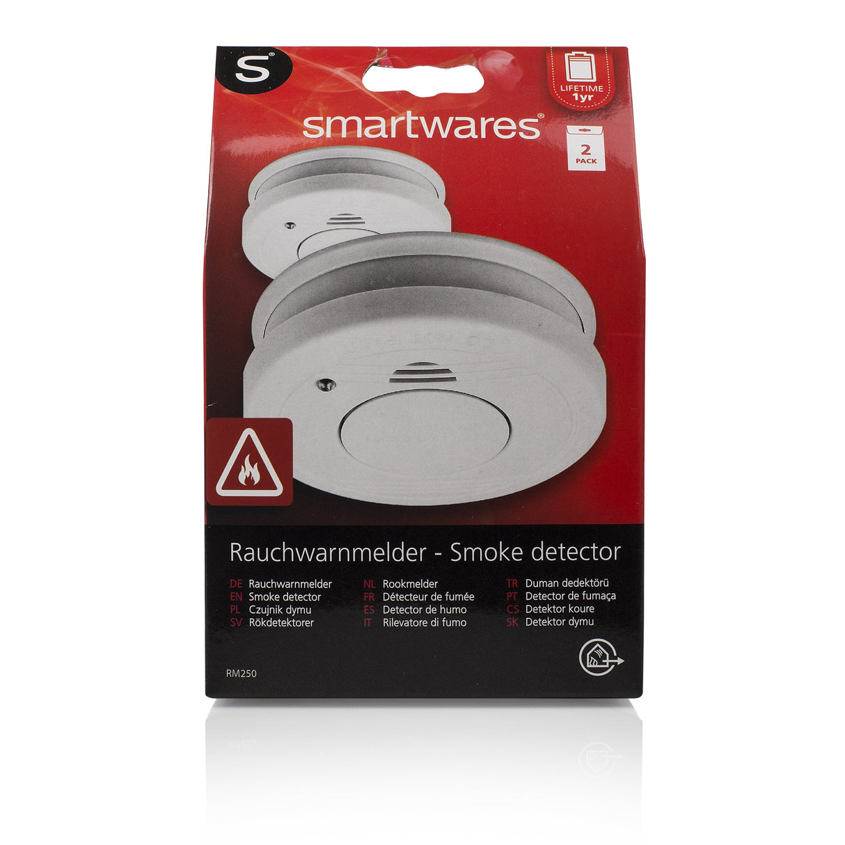 Detectores De Humo Ópticos En Color Blanco, 85 Db, 2 Uds