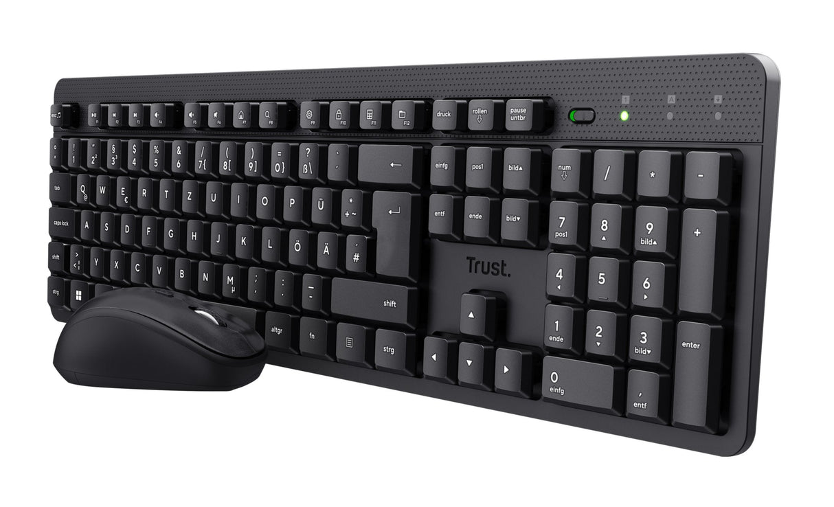 Trust Tkm-360 - Tastatur-Und-Raton-Set - De Schwarz (B2b Brown Box")