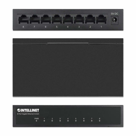 EAN 0766623530347 - Intellinet 530347 switch Gigabit Ethernet (10/100/1000) Negro imagen 5