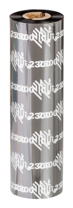 Wax Ribbon, 40mmx450m, 2300; Standard, 25mm Core, 12/Box