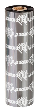 Wax Ribbon, 40mmx450m, 2300; Standard, 25mm Core, 12/Box