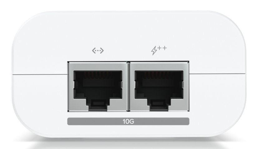 Ubiquiti Poe ++ Inyector De 60 Vatios / 10 Gbe, Poe Inyector White Uacc-Poe++-10g