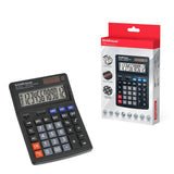 Erichkrause Calculadora Pantalla Lcd De 12 Digitos Negro