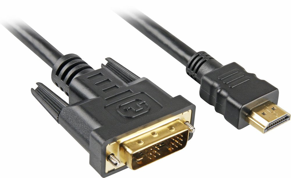 Sharkoon 4044951009053 Adaptador De Cable De Vídeo 2 M Hdmi Dvi-D Negro