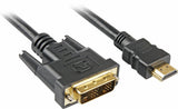 Sharkoon 4044951009060 Adaptador De Cable De Vídeo 3 M Hdmi Dvi-D Negro