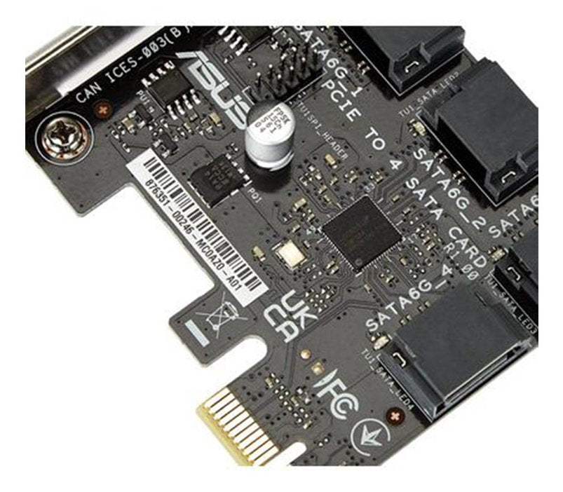 Tarjeta Asus Pcie A 4 Sata-Si 90mc0az0-M0ecy0