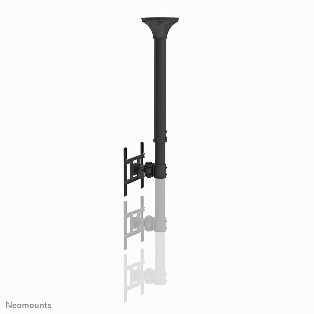 Soporte Para Techo Newstar Fpma-C200black (10 "- 40"; Para 1 Pantalla; Giratorio, Pared, Inclinación)