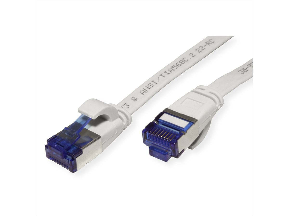 Value Cable De Red Cat.6a (Class Ea) Ftp, Extra-Flach, Grau, 0,5 M