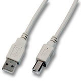 Cable Efb Usb2.0 Anschluss A-B, St.-St., 1,5m, Grau, Classic
