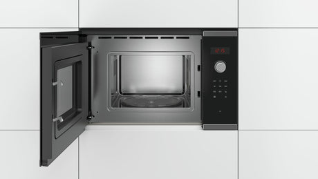 EAN 4242005038855 - Bosch Serie 4 BFL523MS0 microondas Negro, Acero inoxidable Solo microondas Integrado 20 L 800 W imagen 4
