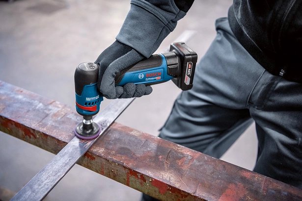 Amoladora Recta A Batería Bosch Professional Gwg 12v-50 S Professional Solo Azul/Negro, Sin Batería Ni Cargador