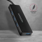 EAN 8595247904362 - Axagon HUE-G1A hub de interfaz USB 3.2 Gen 1 (3.1 Gen 1) Type-A 5000 Mbit/s Negro imagen 5