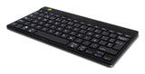 Teclado Español R-Go Tools Ergonómico R-Go Compact Break, Teclado Compacto Con Software De Pausa, Qwerty (Es), Bluetooth, Negro