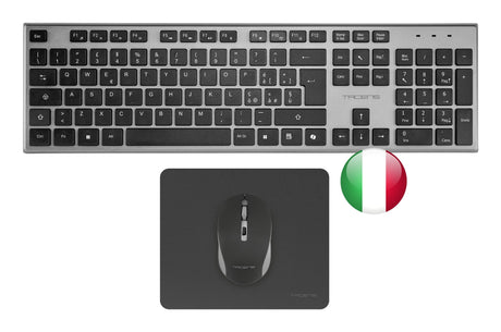 EAN 8435693112129 - Tacens 6ZENITHIT teclado Ratón incluido Hogar / Oficina RF inalámbrico QWERTY Italiano Gris imagen 1
