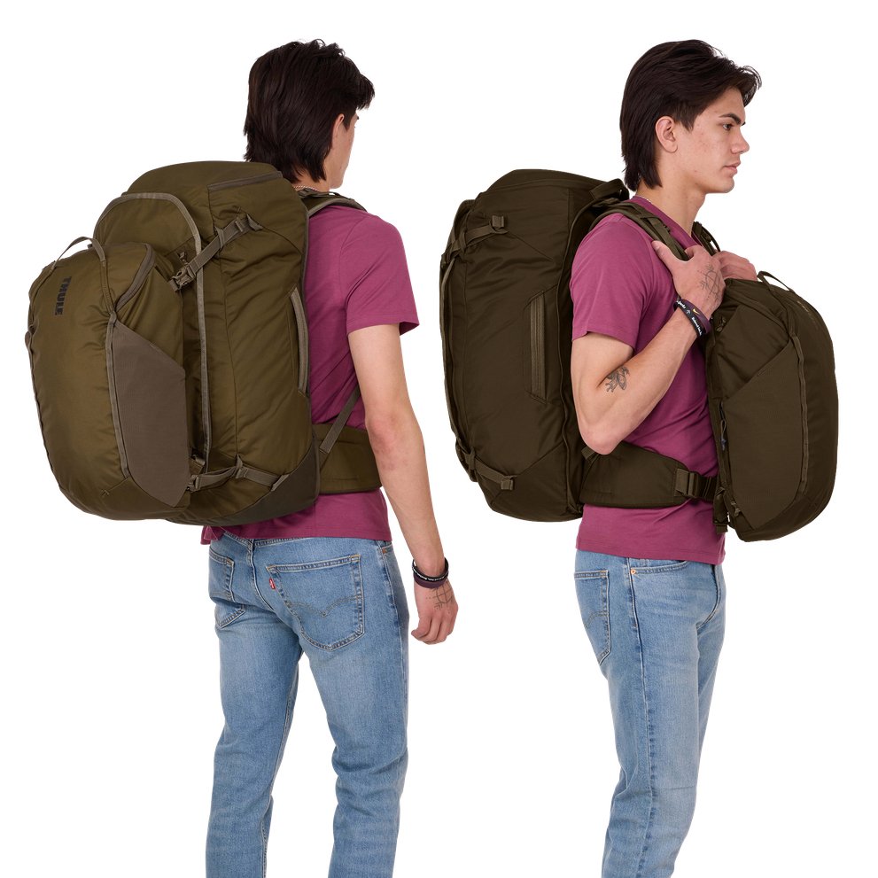 Mochila  Viaje Thule Landmark 70l - Profunda Khaki