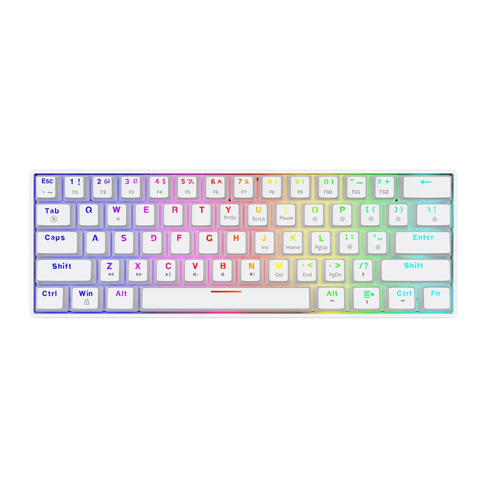 Klawiatura Mechaniczna Whiteout X2 Outemu Peach Silent, Hot Swap