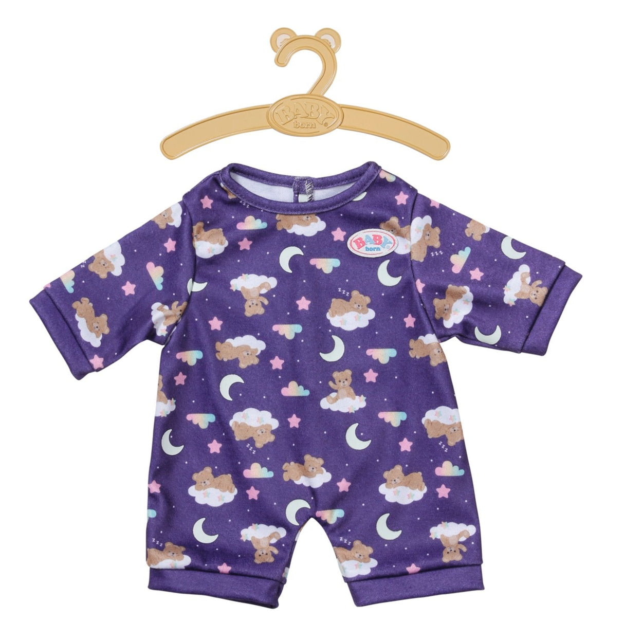 Zapf Creation Baby Born® Pijama De Peluche Que Brilla En La Oscuridad, Accesorios Para Muñecas 836484